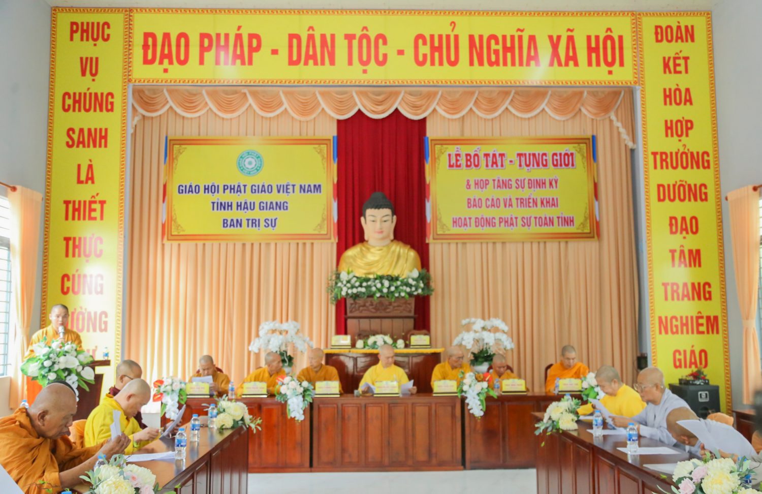 Hậu Giang: Ban Trị sự tỉnh tổ chức phiên họp đầu năm Quý Mão