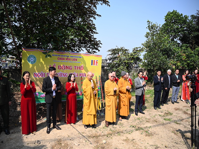 Hải Phòng: Lễ công bố Quyết định bổ nhiệm trụ trì và Động thổ xây dựng tổ đường chùa Hoa Liên