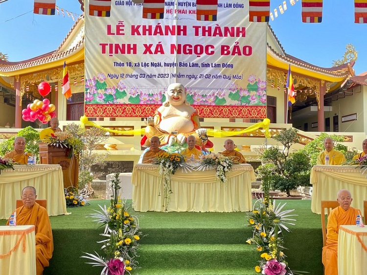 Lâm Đồng: Lễ Khánh thành tịnh xá Ngọc Bảo- huyện Bảo Lâm