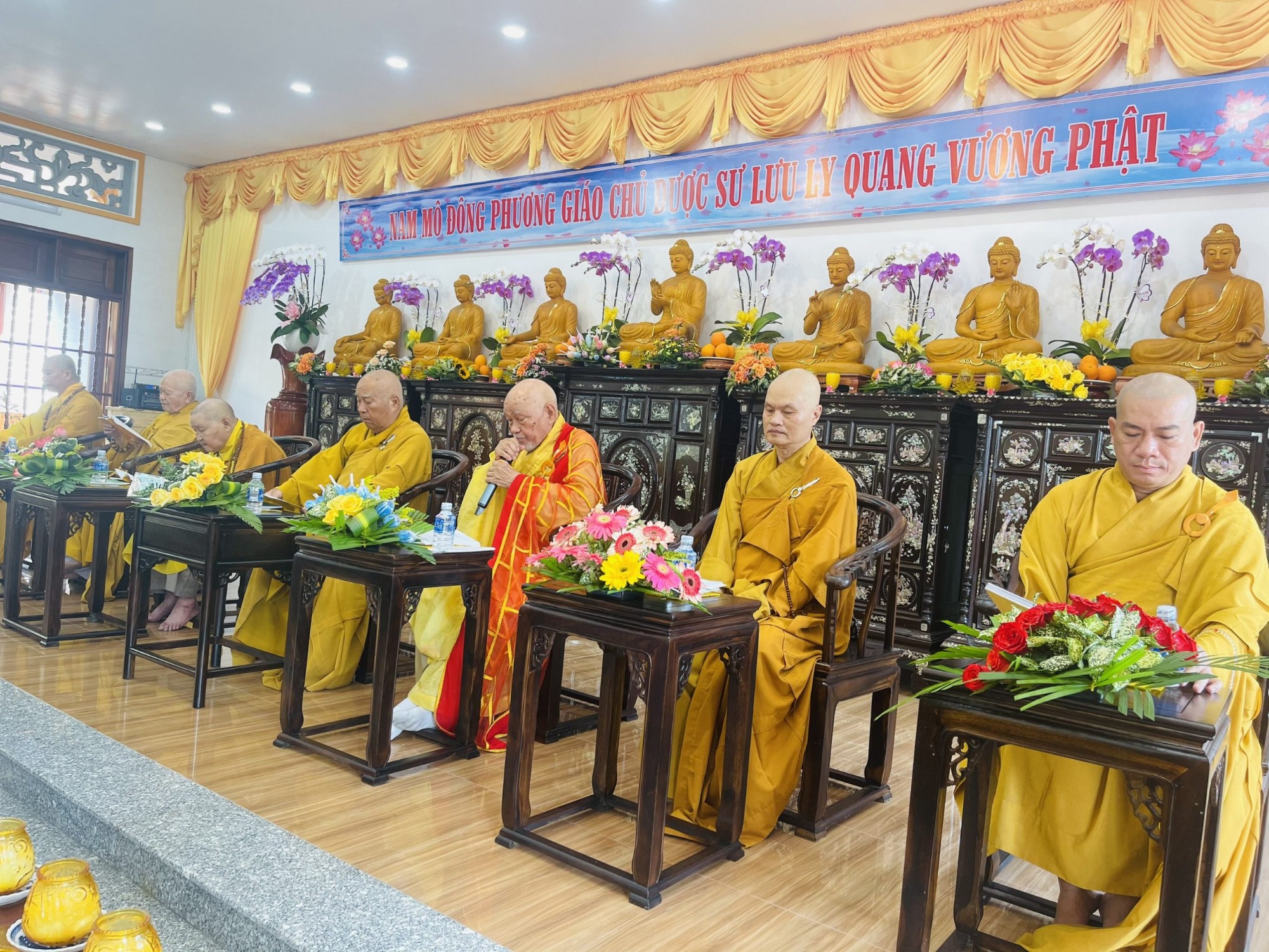 Tiền Giang: Chùa Thiên Phước trang nghiêm tổ chức Húy kỵ cố Ni trưởng Thích Nữ Như Thiệt và hoàn đàn Dược Sư đầu năm Quý Mão