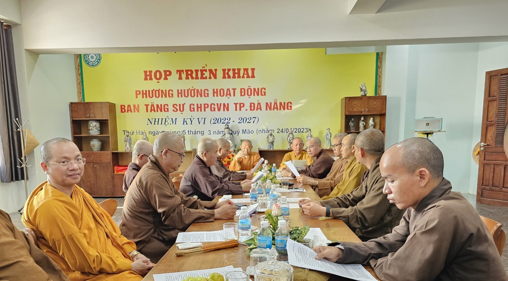 Đà Nẵng: Ban Tăng sự GHPGVN thành phố họp triển khai phương hướng hoạt động nhiệm kỳ VI (2022 – 2027)