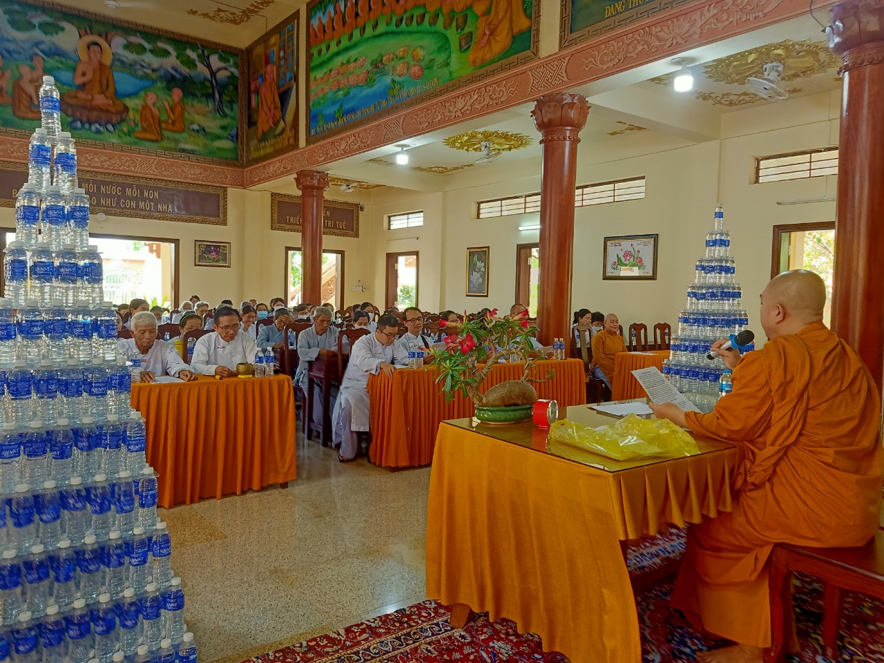 Tiền Giang: Tịnh xá Ngọc Bửu tổ chức khóa tu thọ bát quan trai giới có Phật tử xuất gia gieo duyên lần đầu tiên