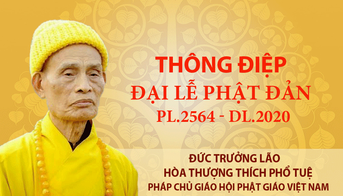 Thông Điệp Đại Lễ Phật Đản PL.2564 Của Đức Pháp Chủ GHPGVN