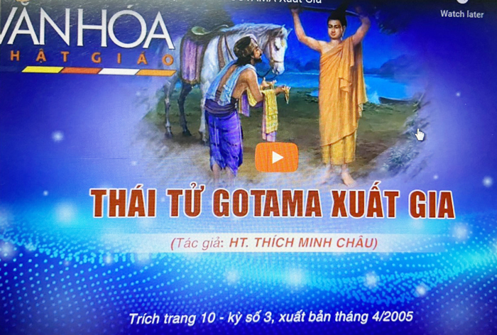 [Video] Đọc lại TCVHPG (Tập 11) – Thái Tử GOTAMA Xuất Gia