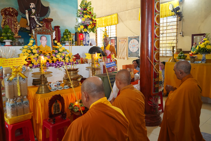 H.Châu Thành: Đạo tràng chùa Bửu Linh trang nghiêm tưởng niệm Tôn sư