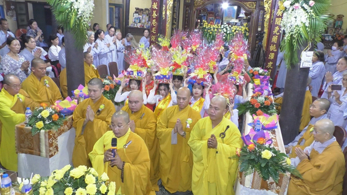 TX.Cai Lậy: Lễ Vu lan Báo hiếu tại chùa Kim Tiên - Văn phòng Ban Trị sự Phật giáo thị xã