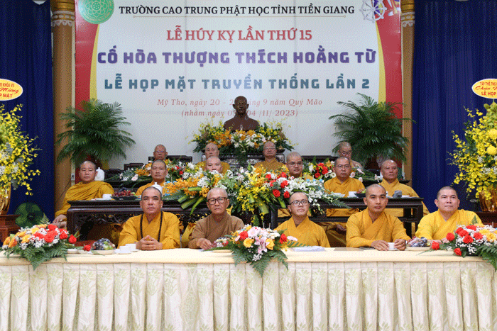 Tiền Giang: Hội Cựu Tăng Ni sinh Trường Trung cấp Phật học Tiền Giang Họp mặt truyền thống lần thứ II